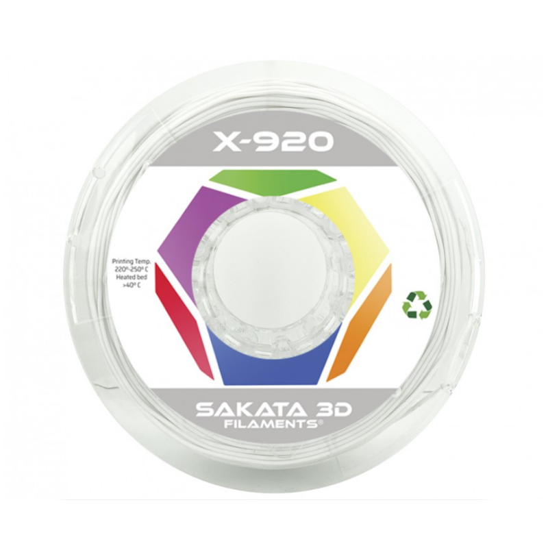 FLEX Sakata X-920 Blanco. Filamento 3D 1.75 mm. 450 Gr.