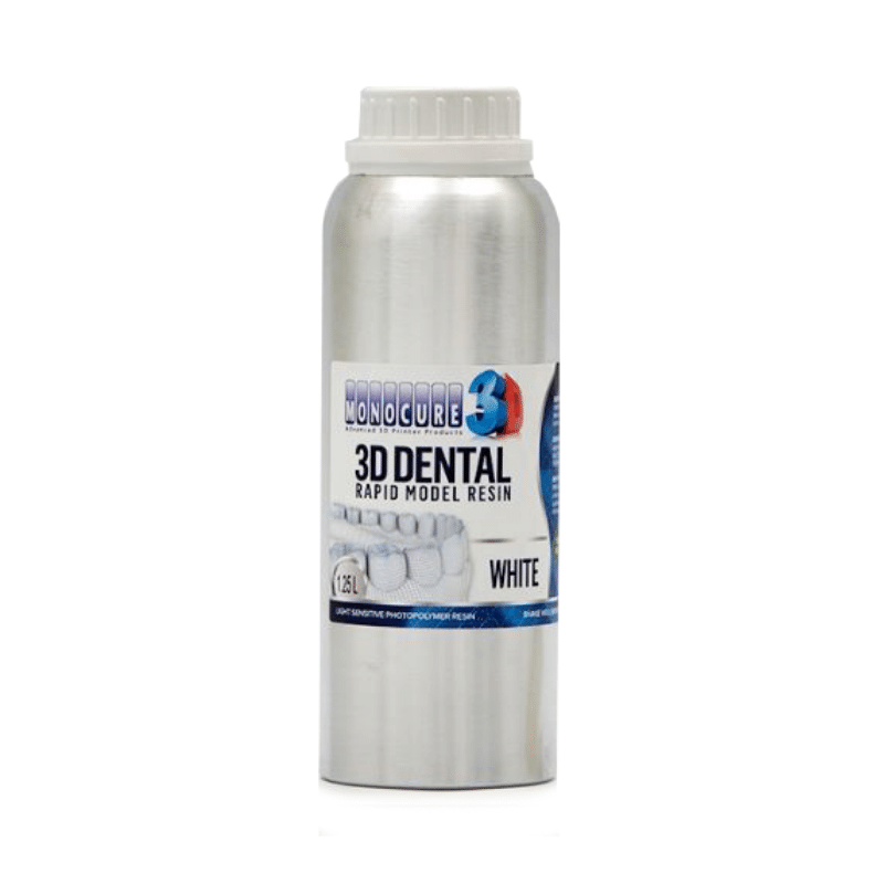 Resina Monocure 3D Dental Rapid White (blanca) 1,25L.