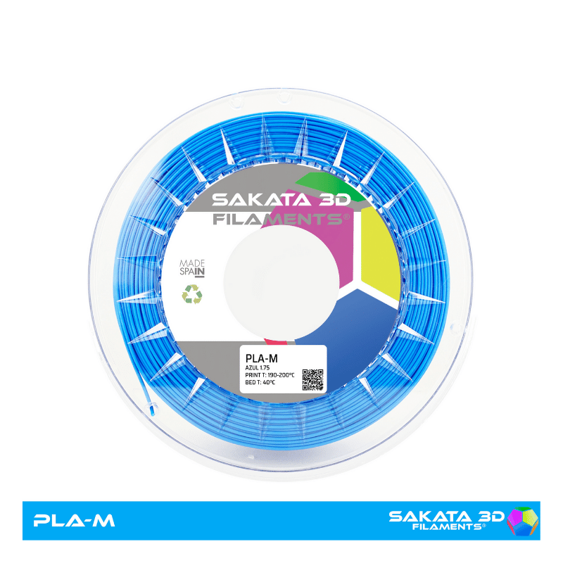 PLA Mate Sakata 850 Blue. Filamento 3D 1.75 mm. 1Kg.