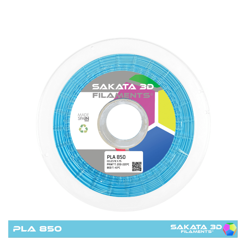 PLA Sakata 850 Sky Blue. Filamento 3D 1.75 mm. 1Kg.