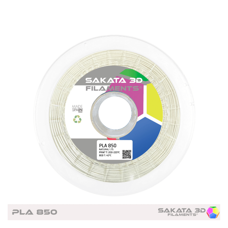 PLA Sakata 850 White Filamento 3D 2.85 mm. 1Kg.
