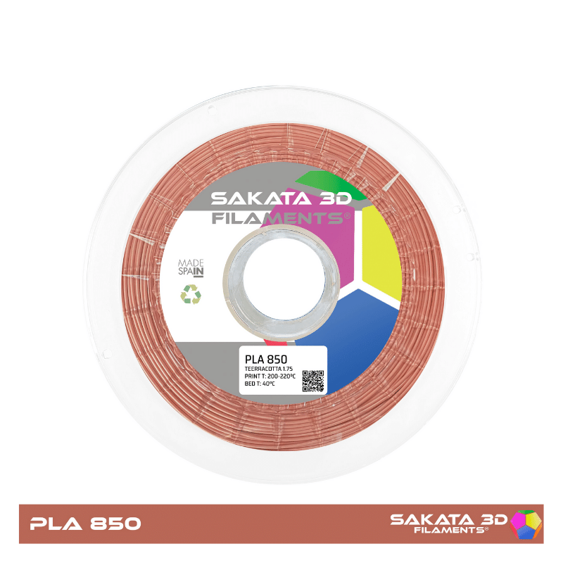 PLA Sakata 850 Terracota. Filamento 3D 1.75 mm. 1Kg.