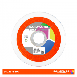 PLA Sakata 850 Orange fluor. Filamento 3D 1.75 mm. 1Kg.