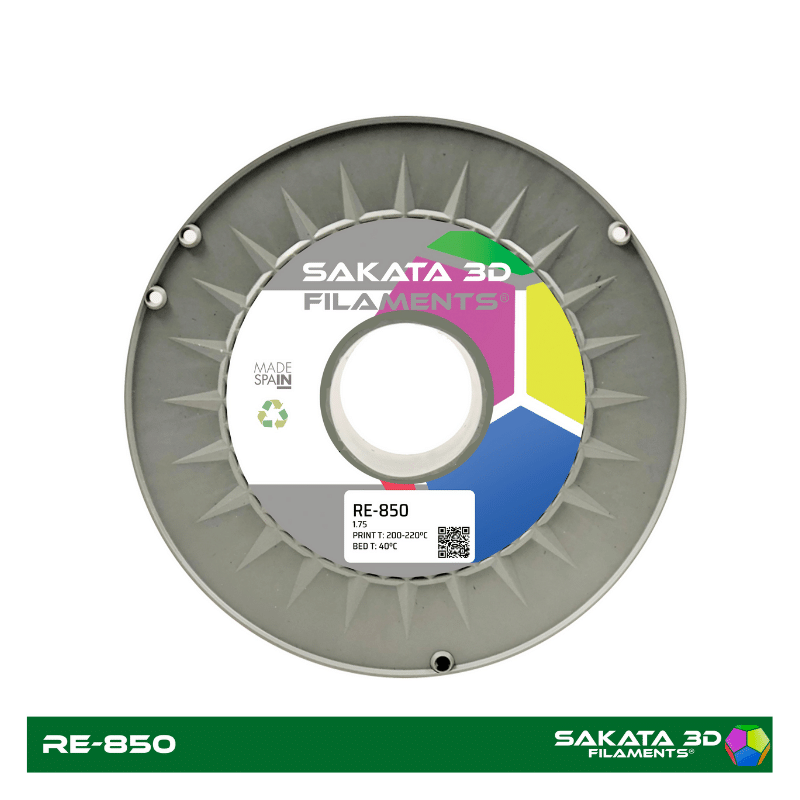 PLA Sakata 850 Reciclado. Filamento 3D. 1.75 mm. 1Kg.