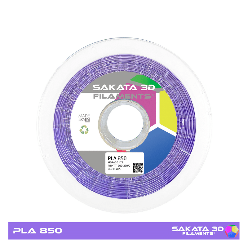 PLA Sakata 850 Purple. Filamento 3D 1.75 mm. 1Kg.
