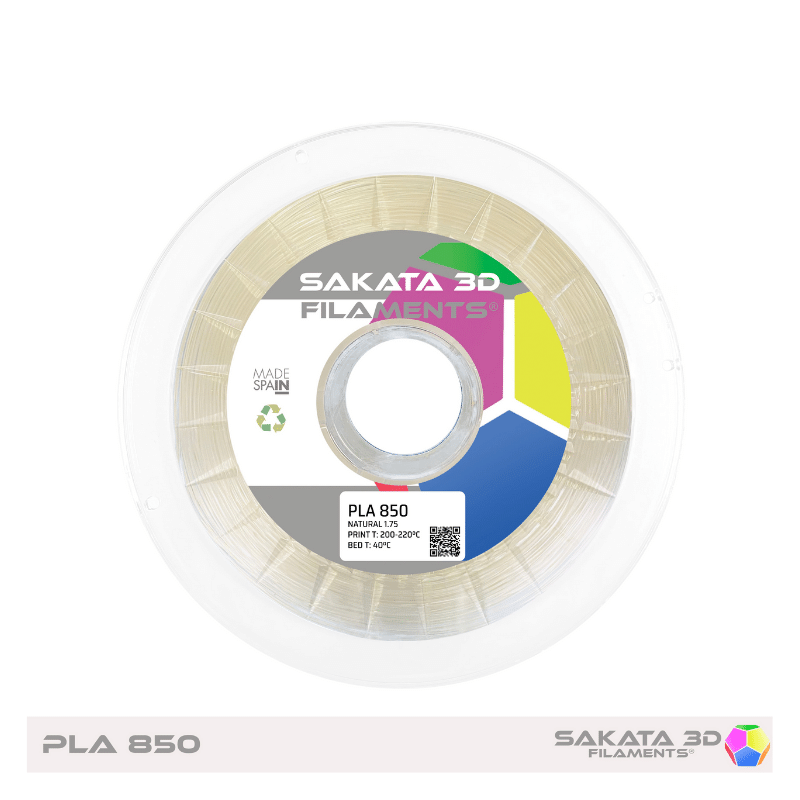 PLA Sakata 850 Natural. Filamento 3D 1.75 mm. 1Kg.