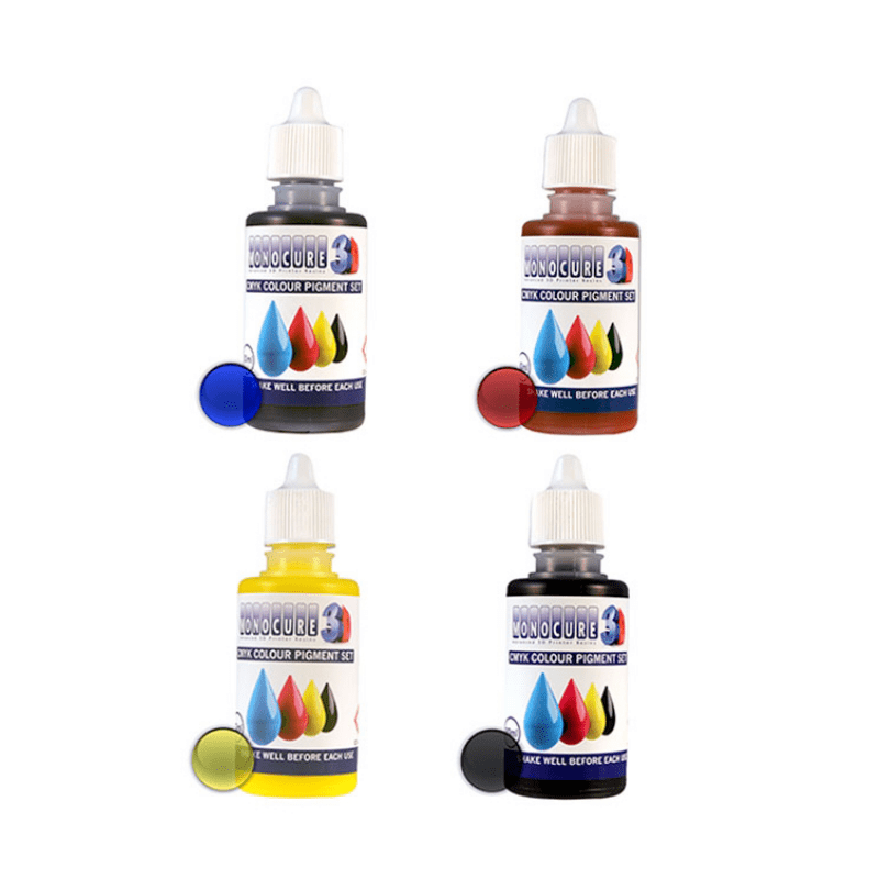 Set de pigmentos Monocure resina 3D (4 colores x 30 ml)