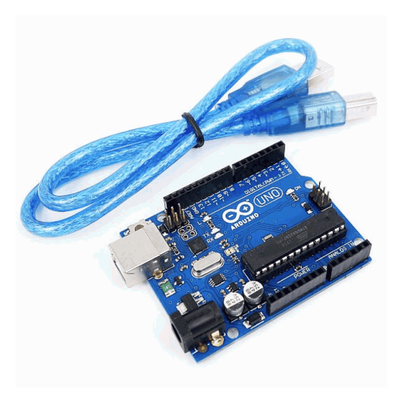 *Arduino UNO R3 compatible ATMEGA16U2 + Cable 1,5mtr.