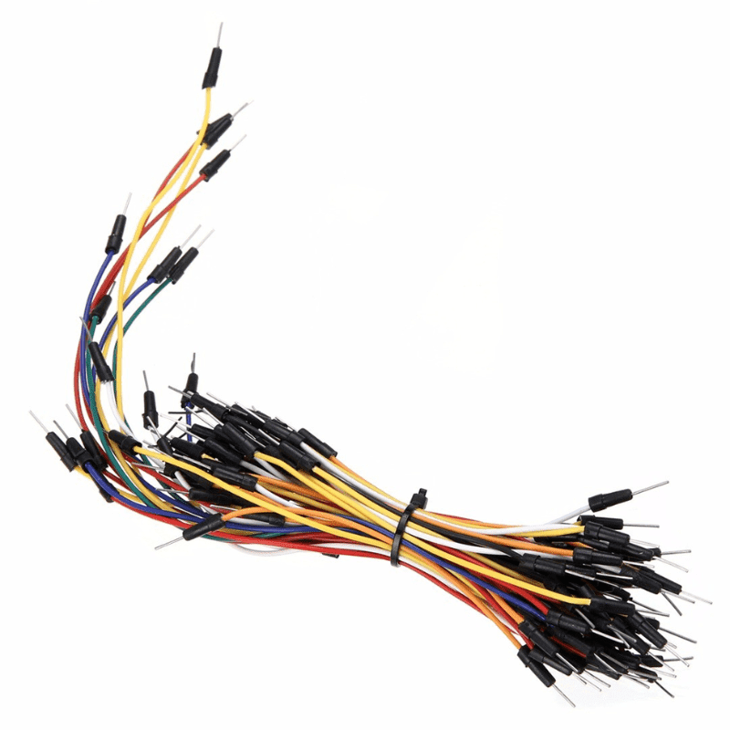 Lote Cables Jumpers con conexión Macho-Macho (65 unidades)