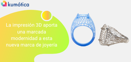 La impresión 3D aporta una marcada modernidad a esta nueva marca de joyería